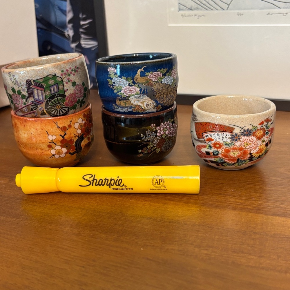 Japanese sake Cups Set
